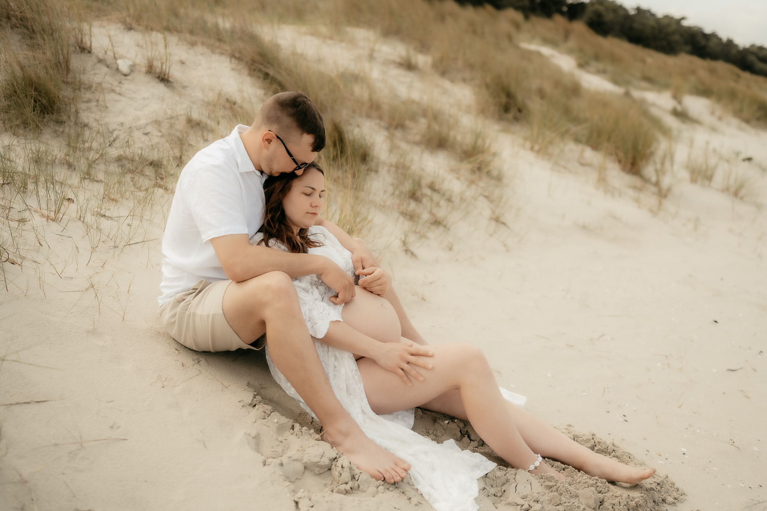 You are currently viewing Babybauch Fotoshooting in Lubmin -Erinnerungen am Ostseestrand