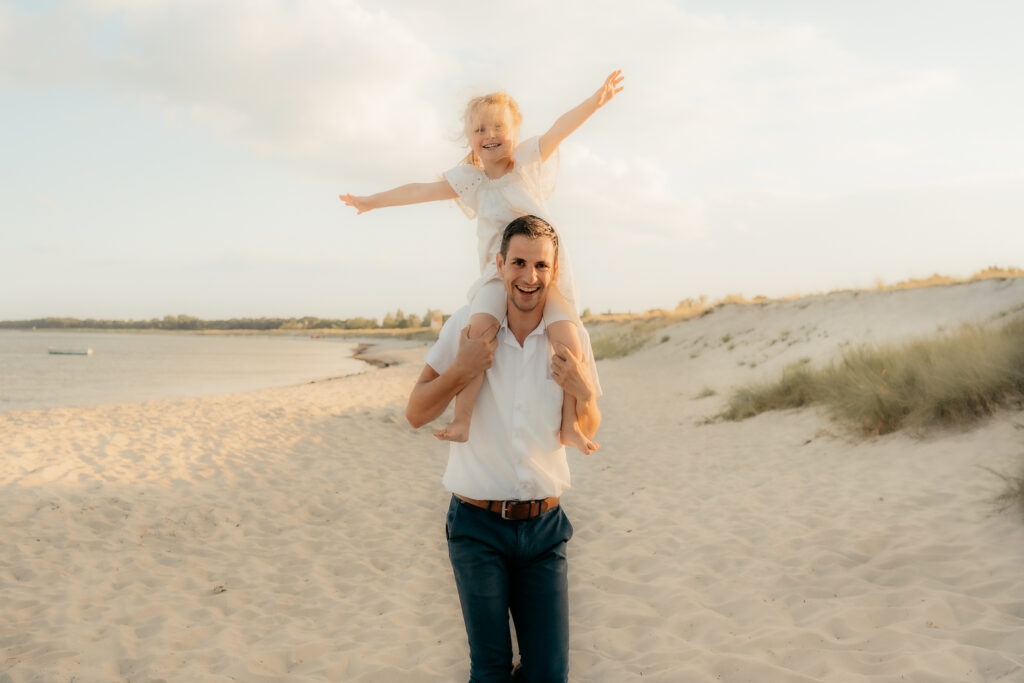 Familien Fotoshooting am Strand auf Rügen
